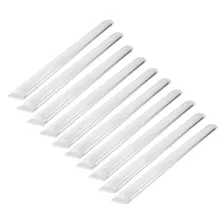 10 Tubular De Sobrepor Led Slim 40w Branco Frio 120cm 6000k