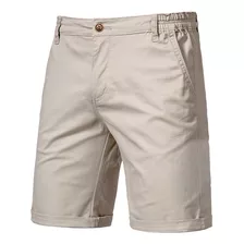 Pantalones Cortos Casuales De Algodón Para Hombres