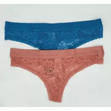 Victoria's Secret 2 Pack Thong Talla M Originales