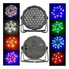 Kit 4 Refletor 54 Leds Rgbw Bivolt Dmx Strobo Auto Jdb 545