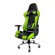 Cadeira Gamer Mymax Mx7 Giratória Preto/verde