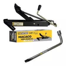 Kit Macaco Joelho 0.6t Para Carro Chave De Roda Cromada 17mm