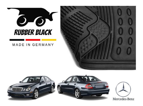 Tapetes Uso Rudo Mercedes Benz E300 2008 Rubber Black Foto 6