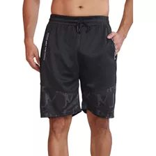 Bermuda Moletom Com Bolso Ziper Masculina Short Lançamento