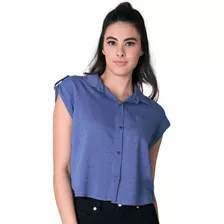 Blusa Mujer Azul Stfashion 50904602