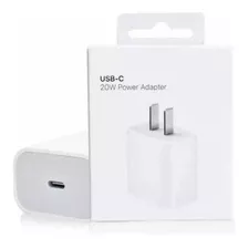 Adaptador Tipo C 20w Para iPhone 13 12 11 Pro Carga Rápida