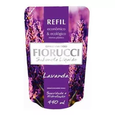 Kit 2 Refil Sabonete Líquido Fiorucci Lavanda Sachet 440ml