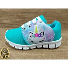 Tênis Infantil Feminino Unicornio Super Promoção Barato