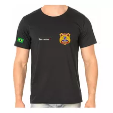 Camiseta Algodão Masculino Segurança Privada Mod2 Bordado