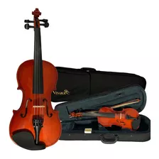 Violino Vivace Mozart Mo44 4/4 Com Case Luxo