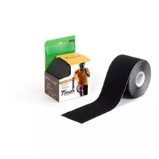 Tmax Fita De Kinésio Bandagem Funcional 5cm X 5m Preto