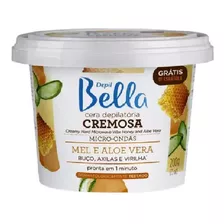 Cera Depil Bella Cremosa Micro-ondas Mel E Aloe Vera 200g