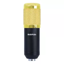 Micrófono Midiplus Bm-800 Condensador Unidireccional Color Negro