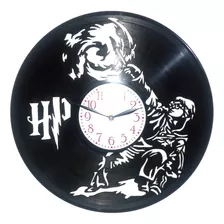 Reloj De Pared En Disco De Vinilo De Harry Potter 