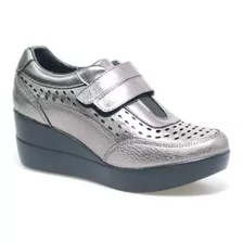 Zapato Ultraconfort Tenis Piel Dama Manet 282-15 Originales