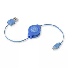 Retrak Retráctil De Cable Usb Micro, Azul (etcablemicbu).