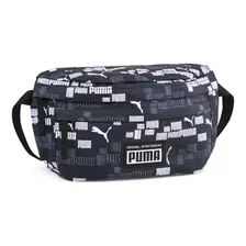 Puma Banano Academy Waist Bag 07993720 Color Negro Diseño De La Tela Liso