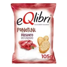 Snack Eqlibri Panetini Presunto Defumado 105g - 3 Unidades