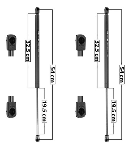 Par Amortiguadores 5ta Puerta Spart Nissan Almera 01-05 Foto 3