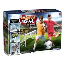 Kit Chute A Gol Com 2 Mini Traves Infantil + 1 Bola Futebol 