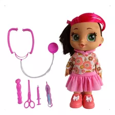 Brinquedo Boneca Camille Brave Girls Médica Com Acessórios 