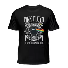 Remera Algodón Premium Dtg Hd Pink Floyd Tour