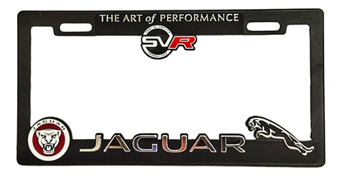  Portaplacas Premium Jaguar Juego 2 Piezas Foto 3