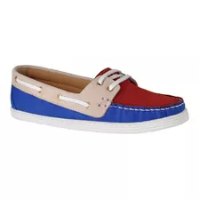 Sapato Mocassim Dockside Feminino Conforto Couro Legítimo L