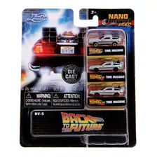 Set Nano Mini Autos Diecast Volver Al Futuro 31583 Jada