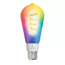 Lâmpada Inteligente Smart Filamento St64 Rgb Alexa Taschibra Cor Da Luz Rgb Voltagem 110v/220v (bivolt