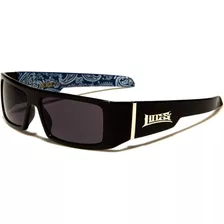 Locs Black Harcore 58 Blue Bandana Inside Gafas De Sol