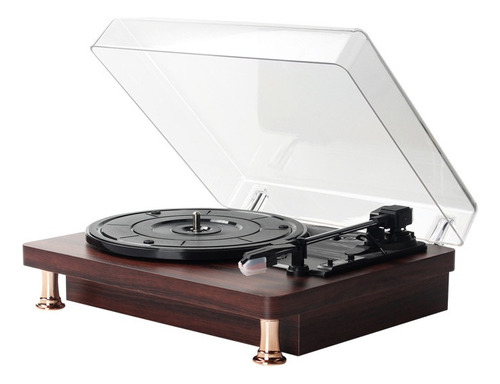 Tocadiscos De Vinilo Retro Portátil Con Bluetooth Tornamesa