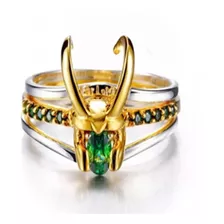 Anillo Loki Thor Marvel 3 Piezas Separables Kawaii Numero 6