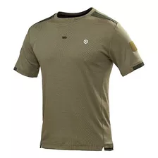 Playera De Camuflaje Táctico De Manga Corta Para Hombre Dry