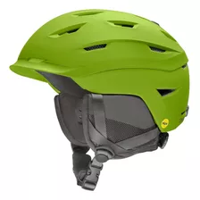 Casco De Nieve Smith Level Mips En Algas Mate, Talla Pequeña