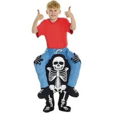 Disfraz Para Niño Niño Montado Sobre Esqueleto Talla 