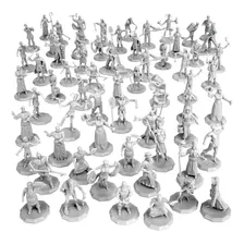 Townsfolk Mini Fantasy Figuras Set- 64 Miniaturas Npc De Per