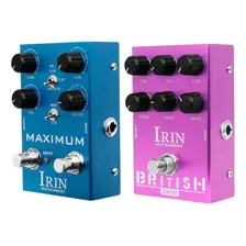 Kit 2 Pedais Guitarra Maximum Overdrive + British Sound Irin