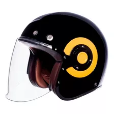 Capacete Smk Retro Jet Unicolor Gl240