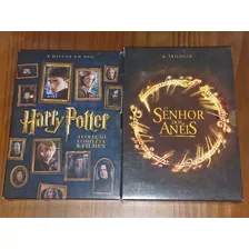 Dvd Harry Potter E Senhor Dos Aneis Box Colecao Dublado