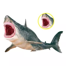 Baleia Tubarão Megalodon Brinquedo Super Realista