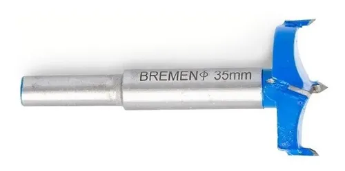 Mecha Forstner Madera Bremen 26 Mm Bisagras Carburo 7526