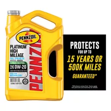 Pennzoil Platinum Alto Kilometraje Completo Sintético 0w-20