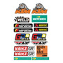 Ktm Ready To Race Kit De Stickers Con Resina Planilla Kr06