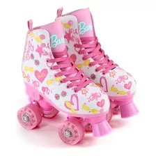 Barbie Roller Skates For Girls - Adjustable Sizes,