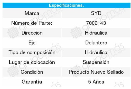 Amortiguadores Suspension Hidraulicos Delantero 206 99-08 Foto 2