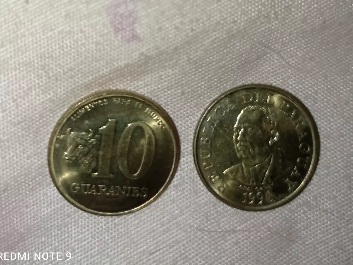 Moneda De 10 Guaraníes De 1990 Y 1996