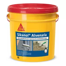 Sikanol Alvenaria Sika - Balde 18kg Aditivo Plastificante