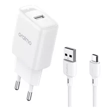 Cargador De Pared + Cable Usb - Usb C Oraimo Eu 2a 10w Color Blanco