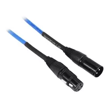 Rockville Rcxfm3p-bl Azul 3' Hembra A Macho Rean Xlr Cable D